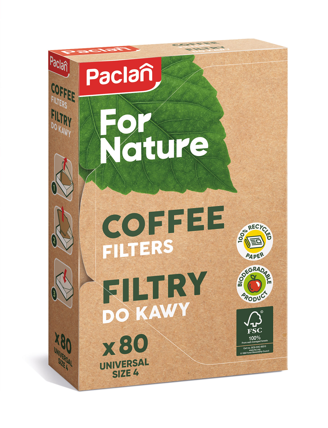 Paclan For Nature filtry do kawy