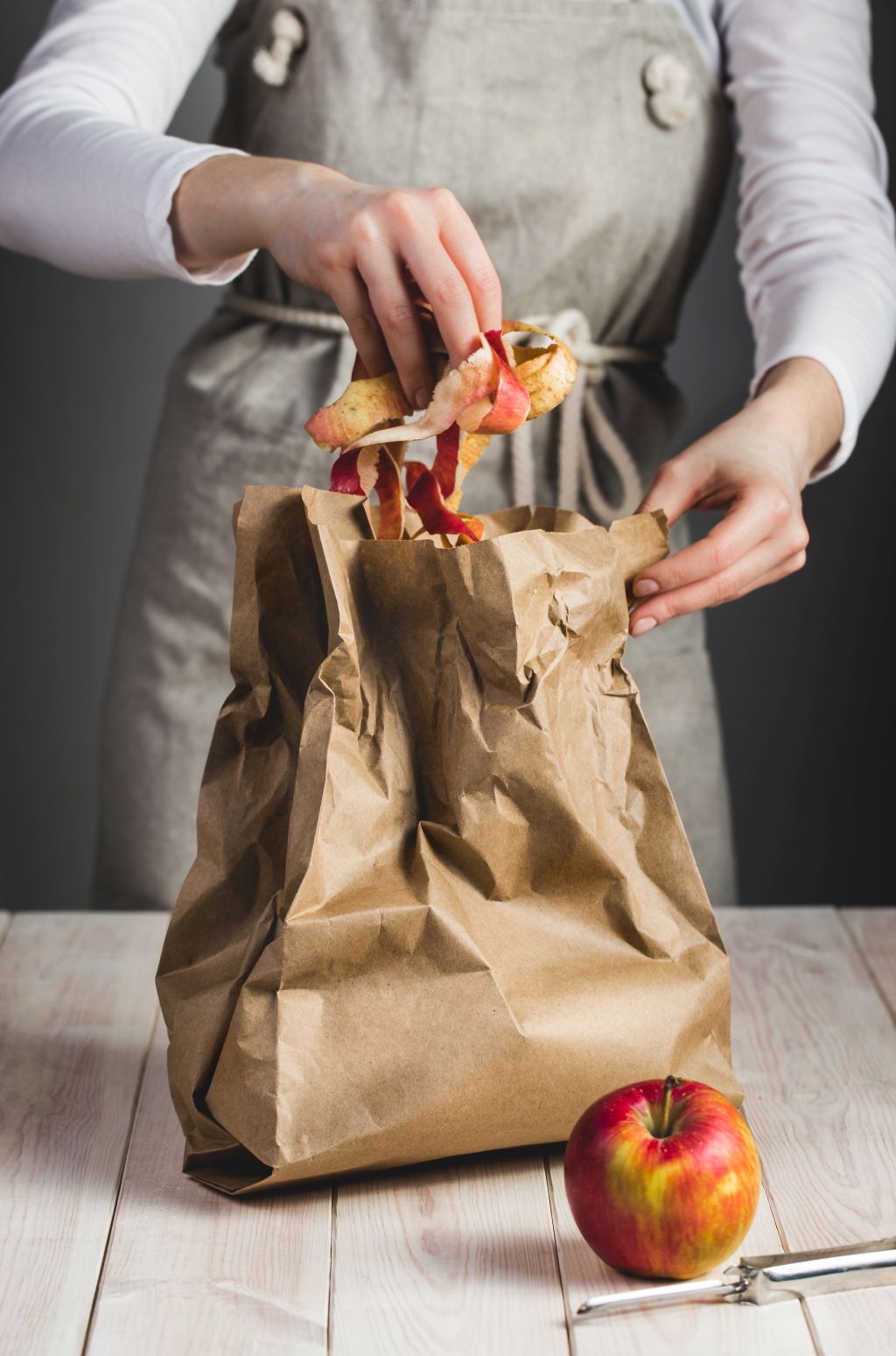 Paclan For Nature papierowe worki kompostowalne aranzacja 2