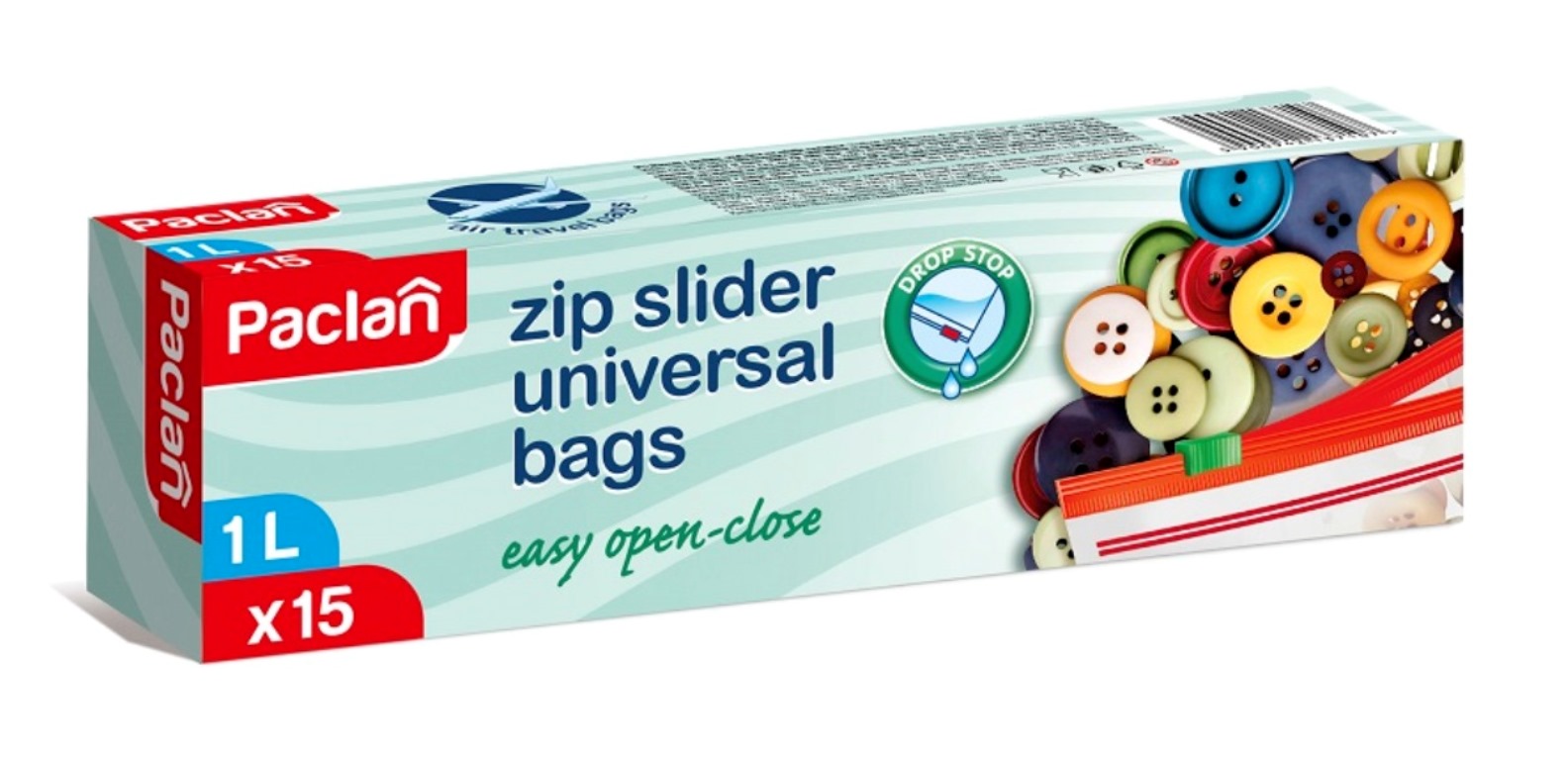 Paclan uniwersalne woreczki z suwakiem rozne pojemnosci 2